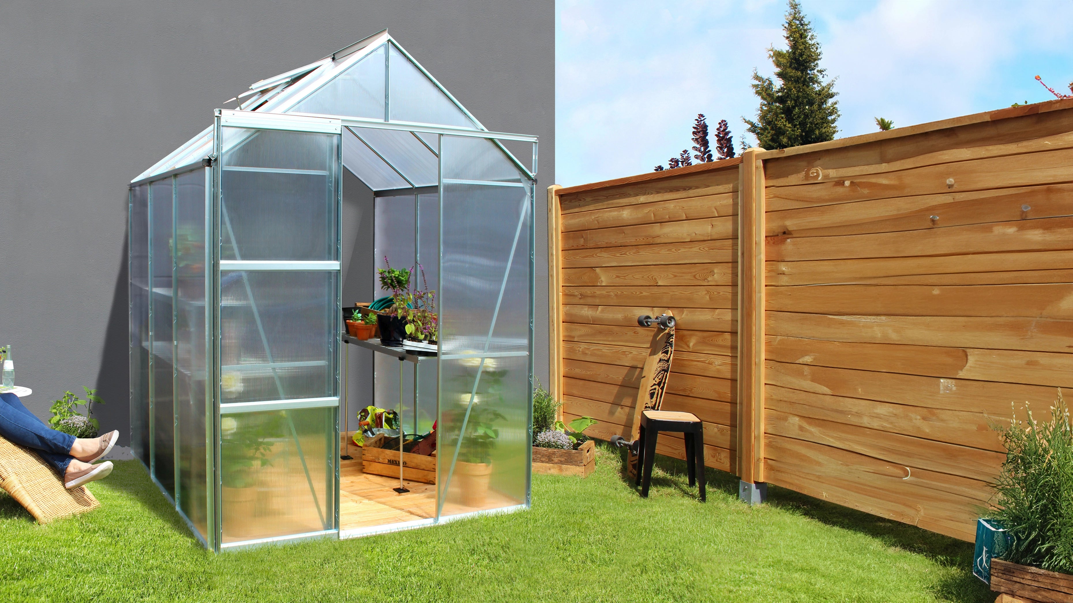 serre en polycarbonate 4 mm