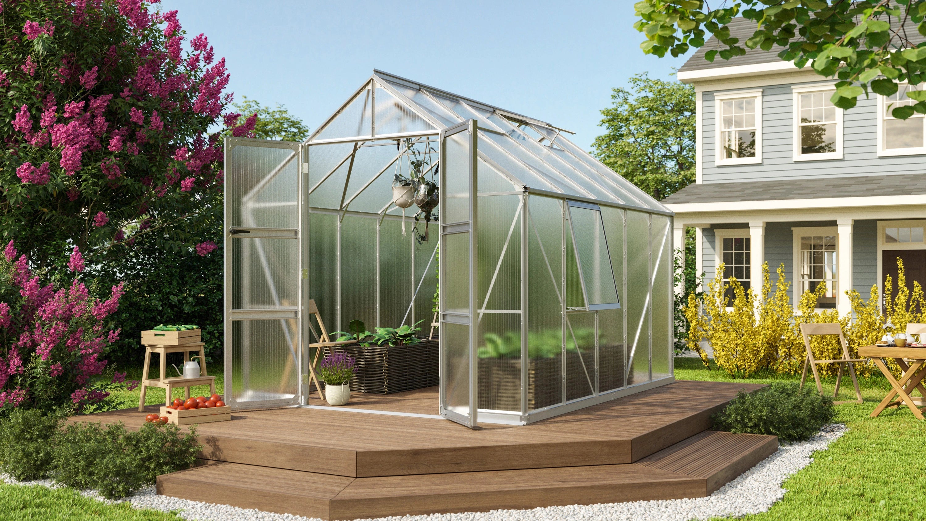 serre potager polycarbonate