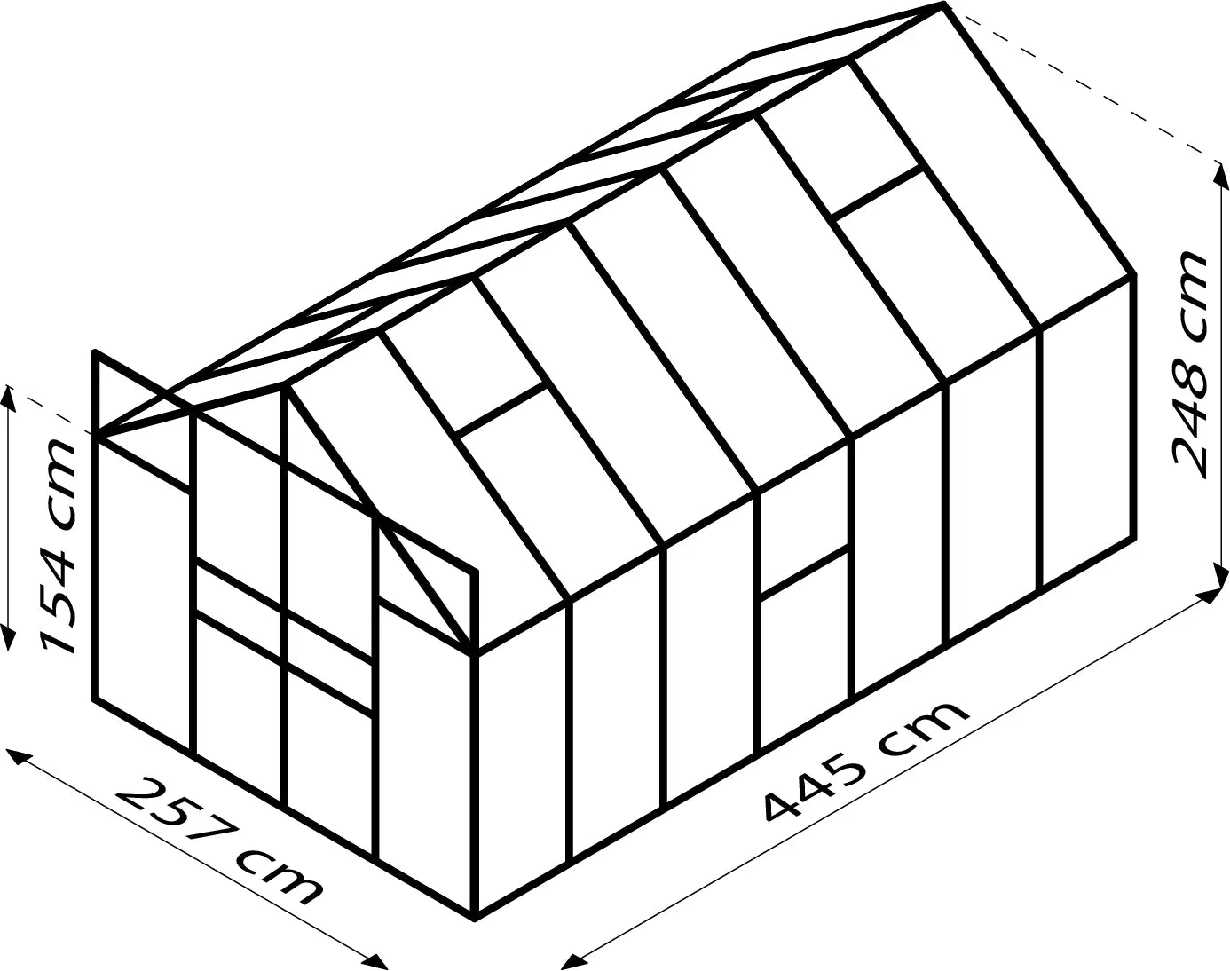 serre alu polycarbonate