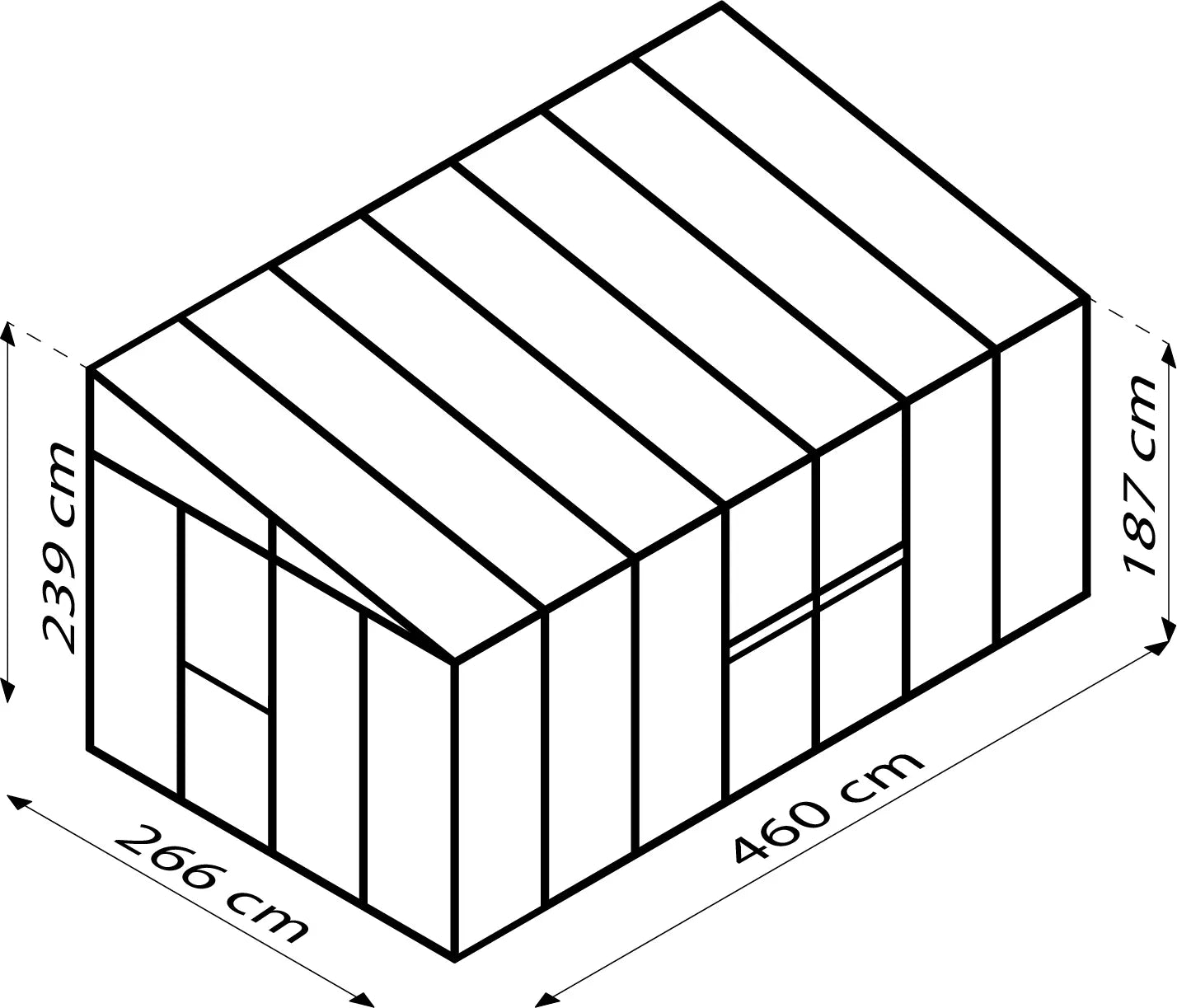 demi serre aluminium