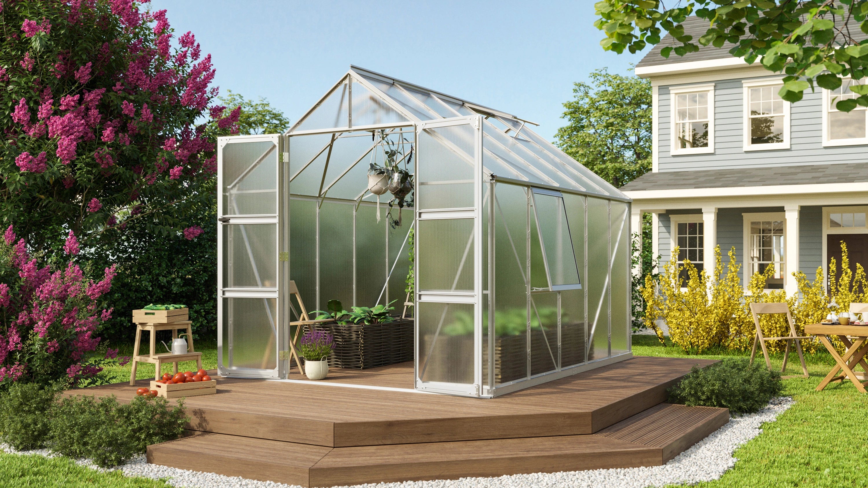 serre potager polycarbonate