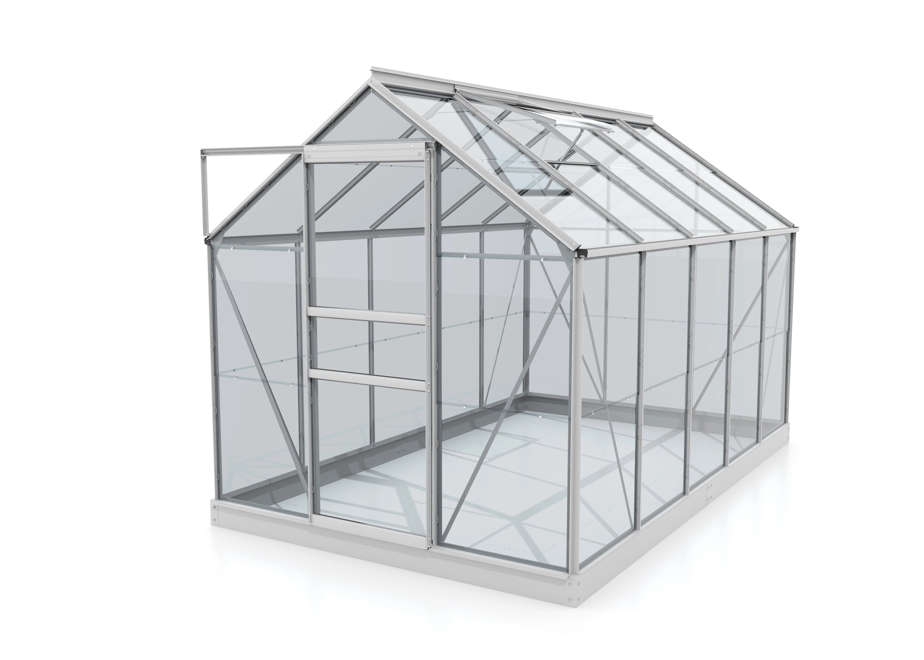 serre verre trempé 6m2