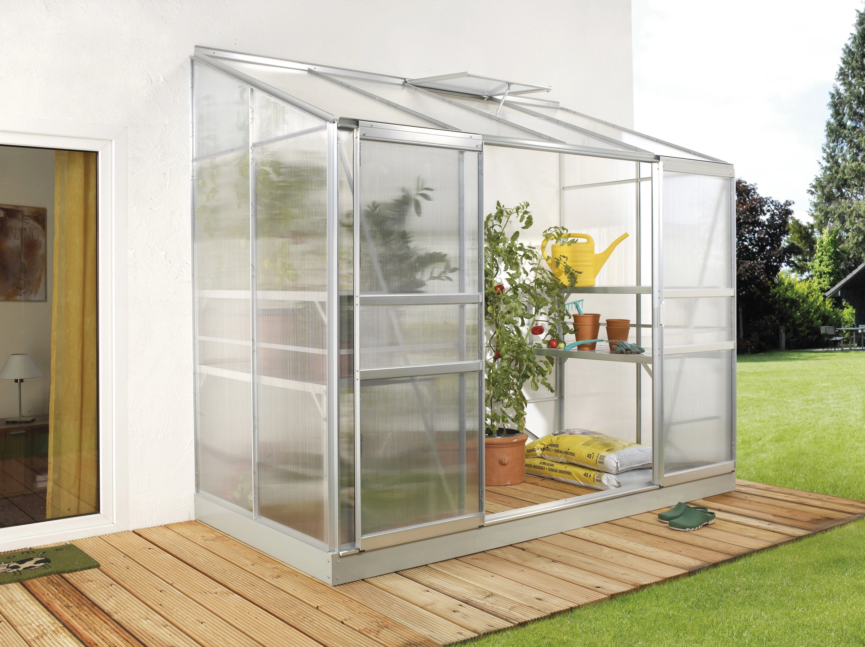 demi serre polycarbonate