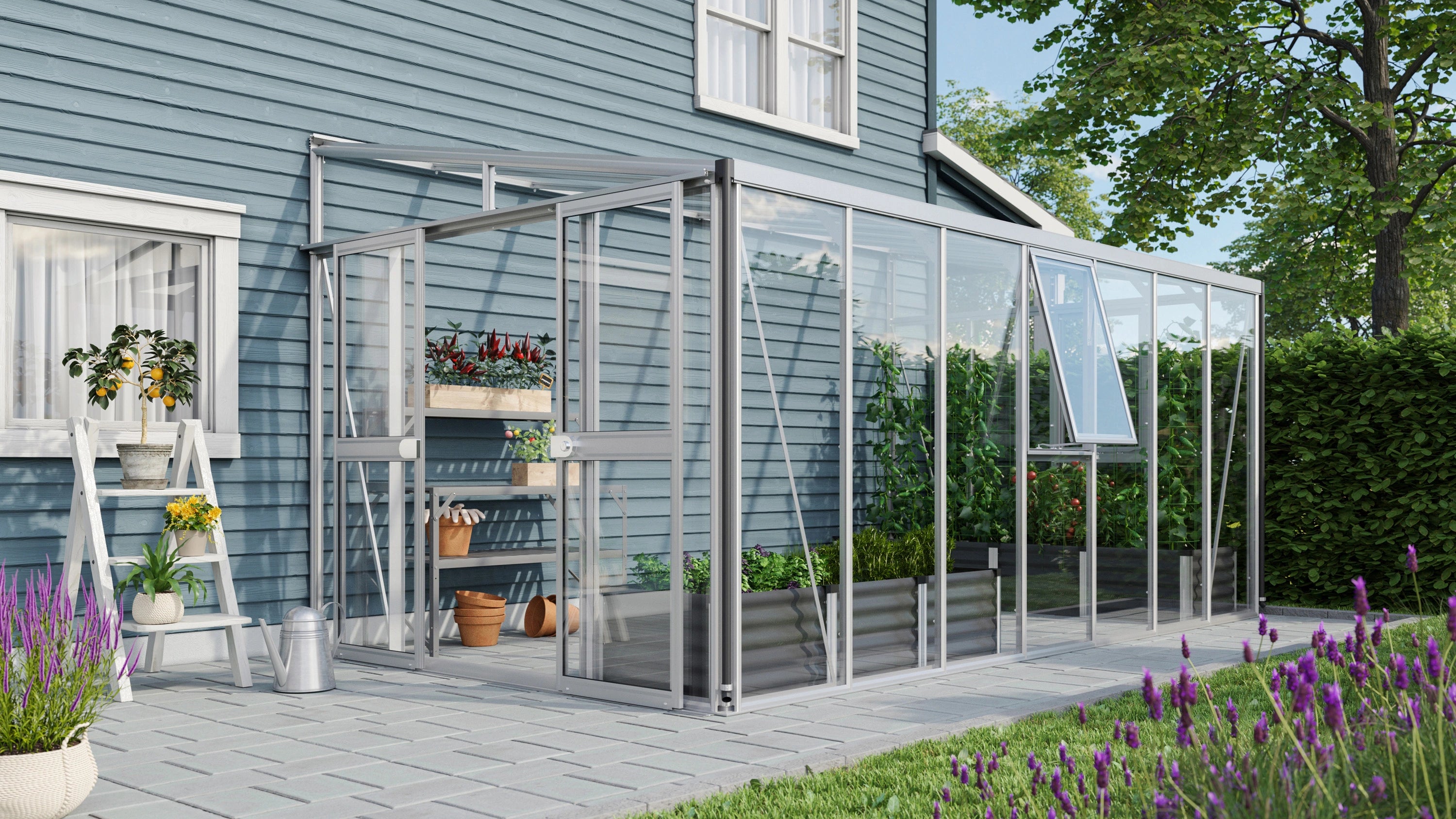 demi serre aluminium