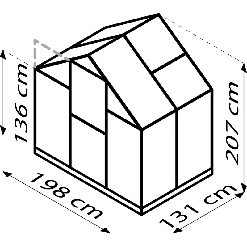Serre - Triton 2,5m²