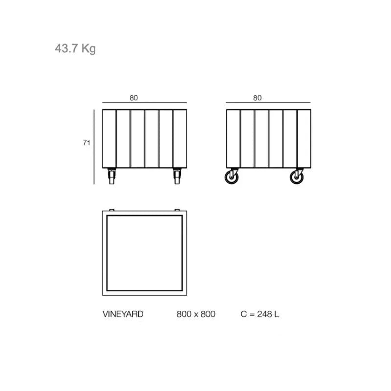 Plantebak - Vineyard