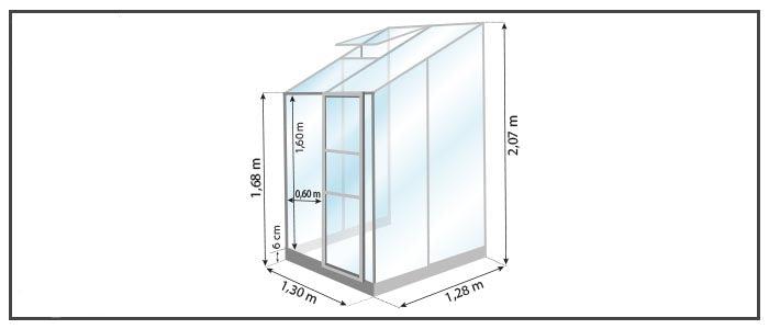Serre - Mélissa 1,7m²