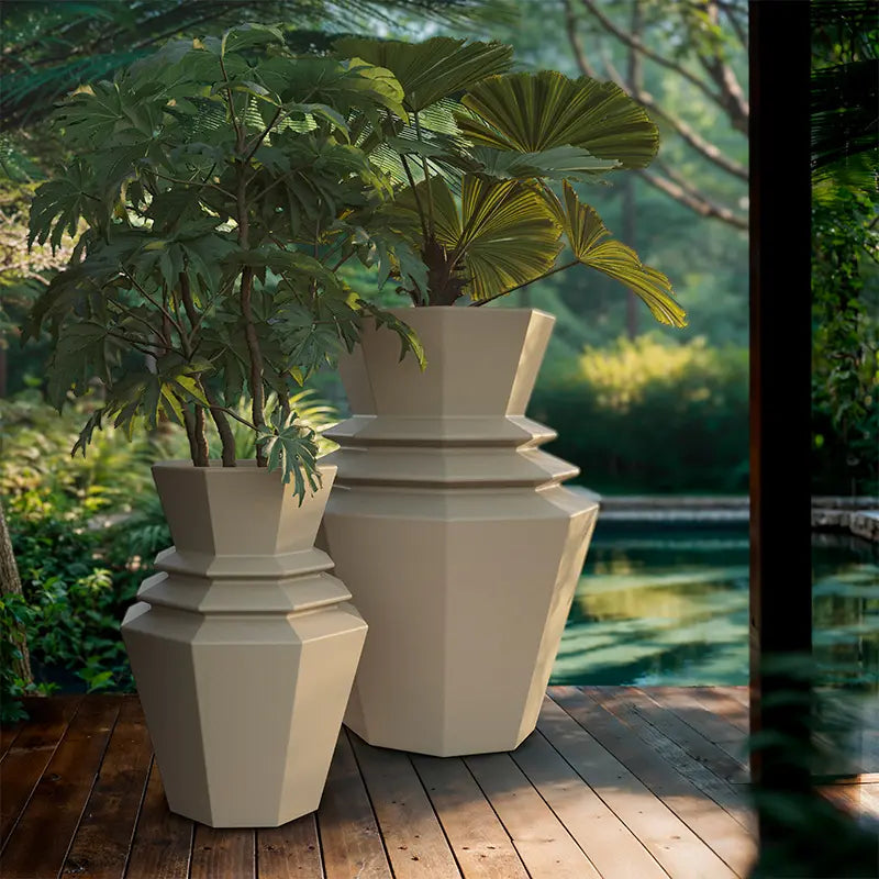 pot de fleurs hinoki