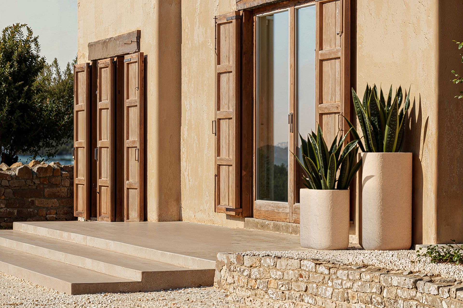 pot de fleurs milos terre cuite