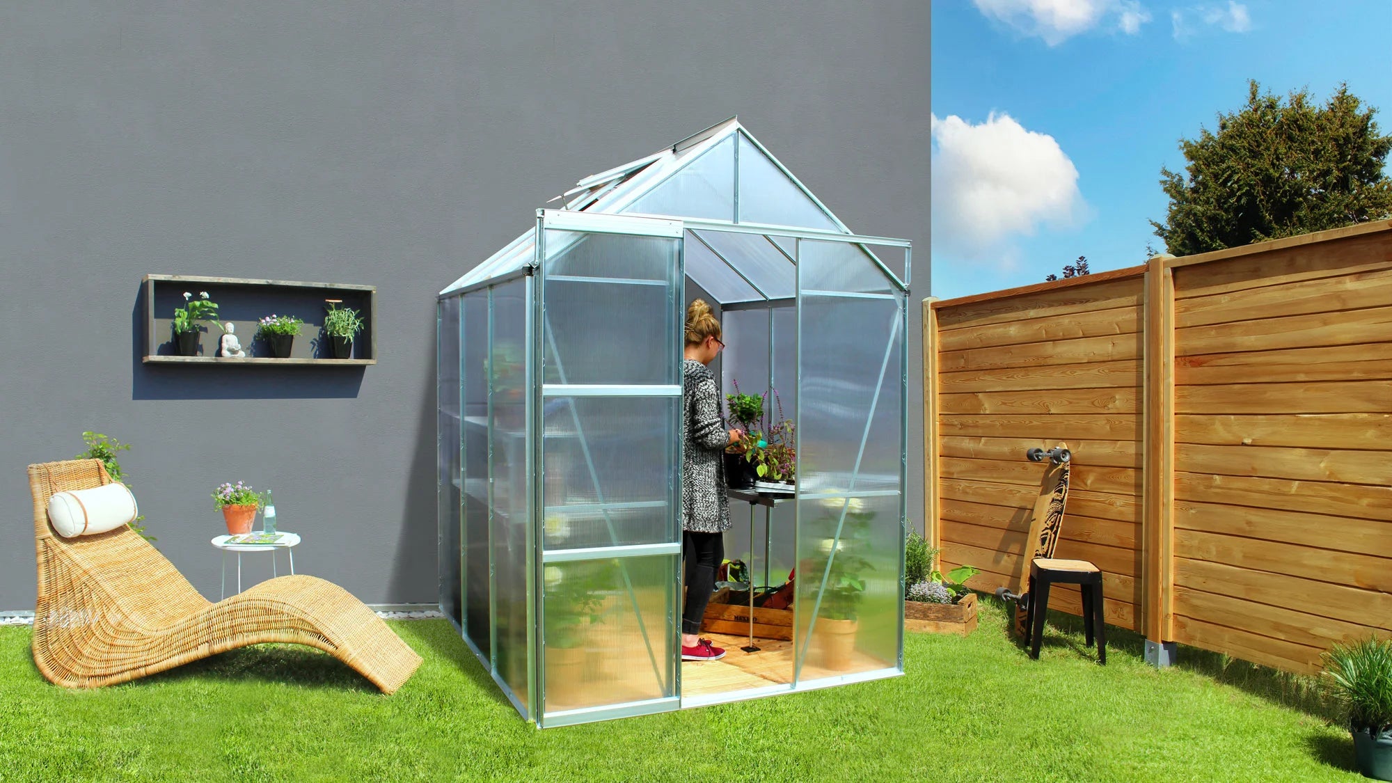 serre en polycarbonate 4 mm