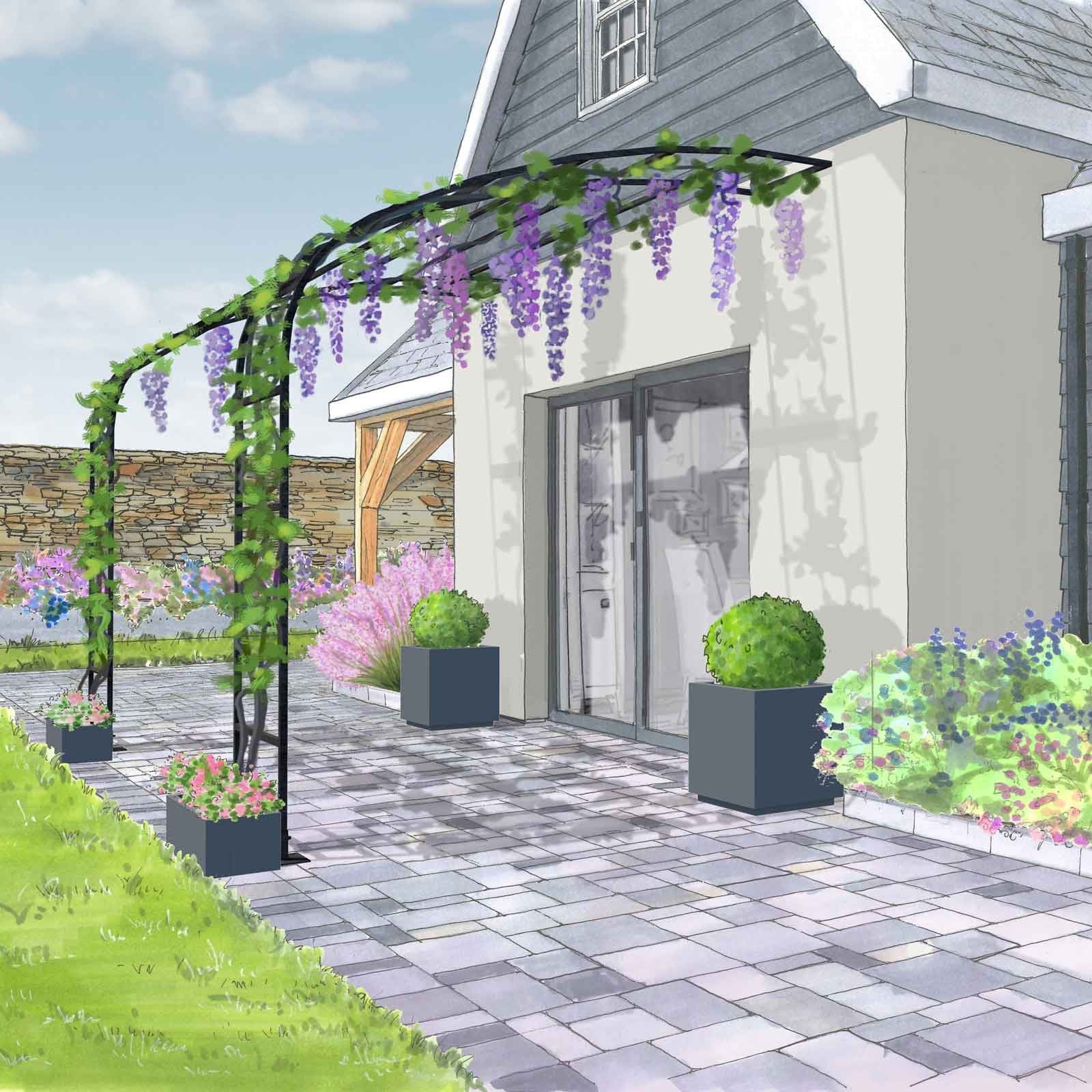 Arche de Jardin - Lean to Patio Demi