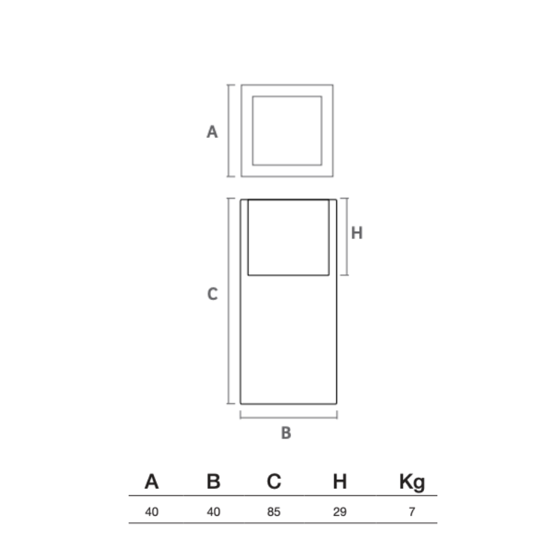 Pot - Cosmos Colonne