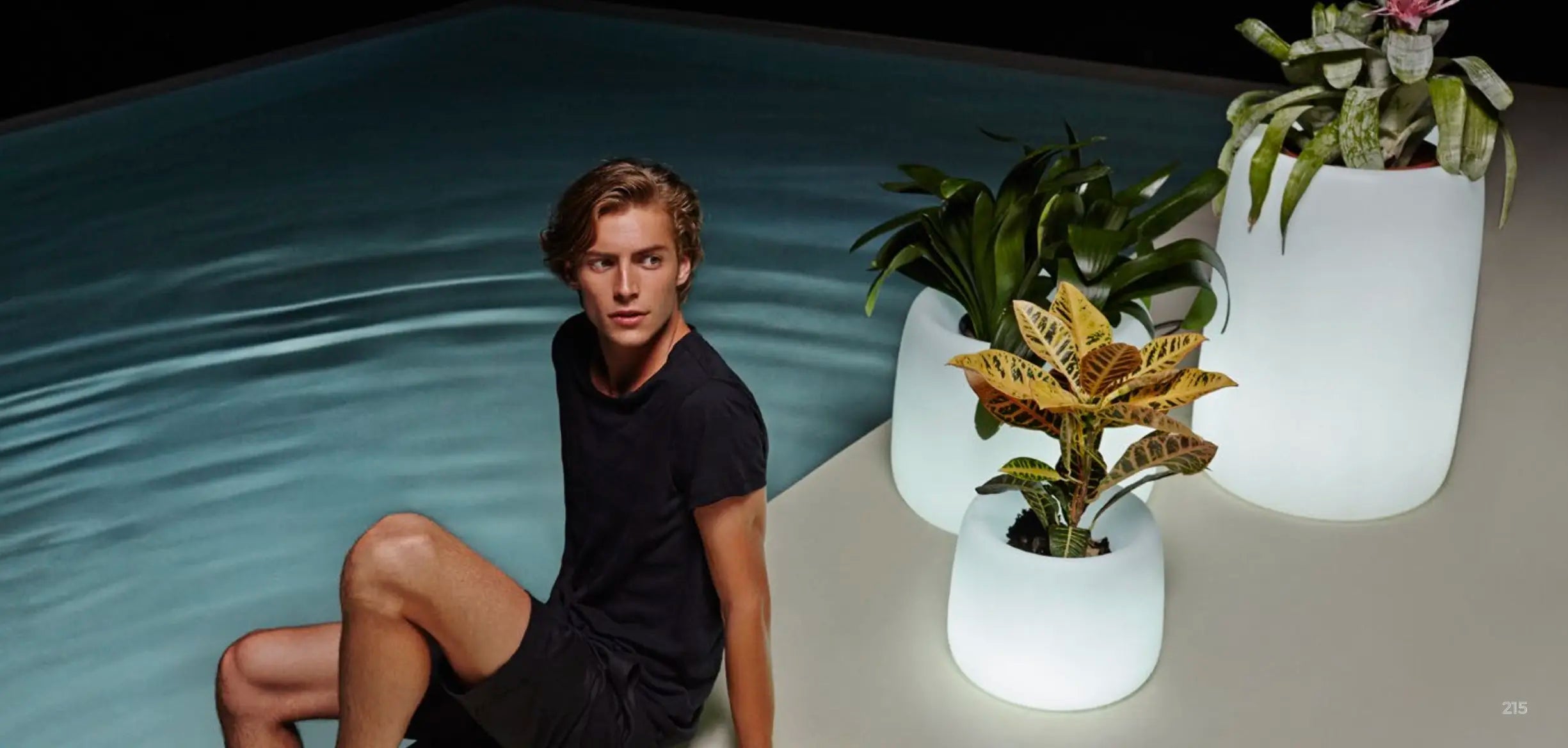 pot de fleurs organic led vondom