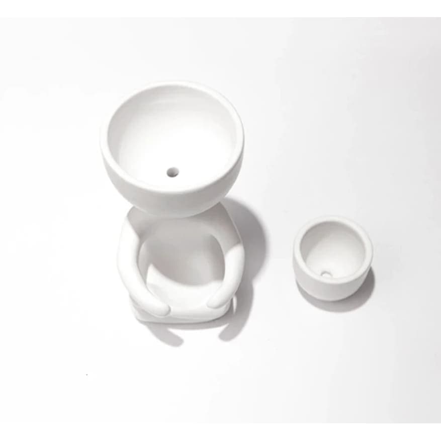 Pot de Fleurs Bonhomme <br> Alex & Tom