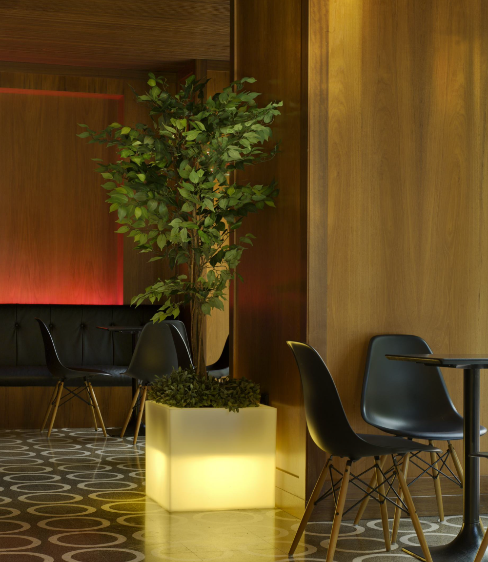 bac lumineux extérieur