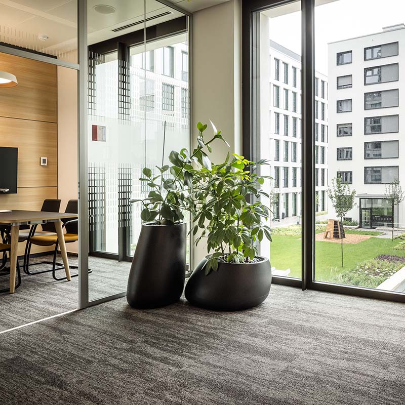 cache pot design xxl noir