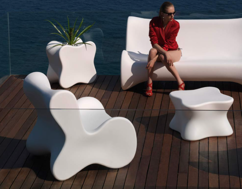 jardiniere design blanche