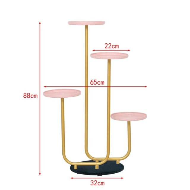 Présentoir Pots de Fleurs - Arbre Scandinave