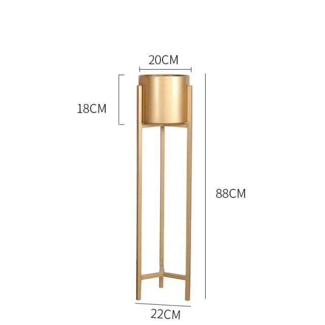 Porte Plante Doré <br> Goldy
