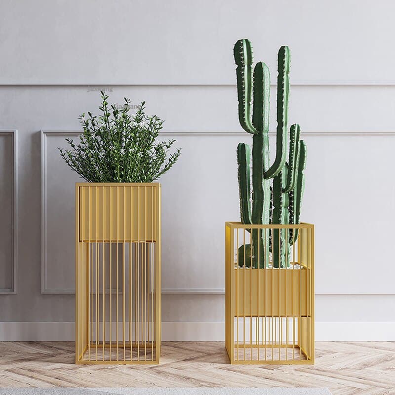 porte pot de fleurs carre