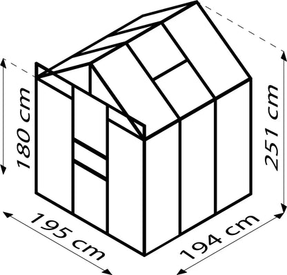 serre en polycarbonate 4 mm