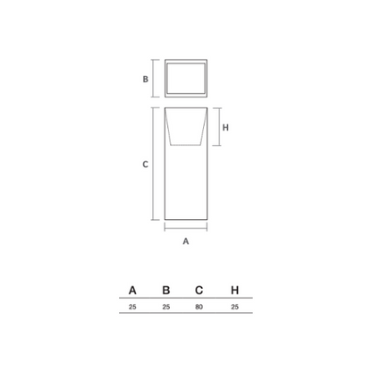 Jardinière - Patio LED