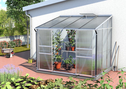 serre adossable polycarbonate 