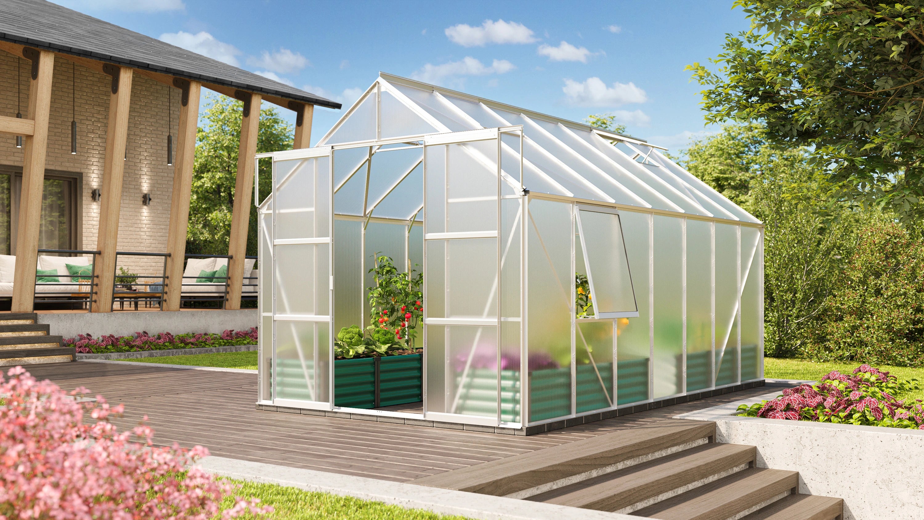 serre alu polycarbonate