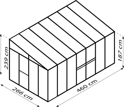 demi serre aluminium