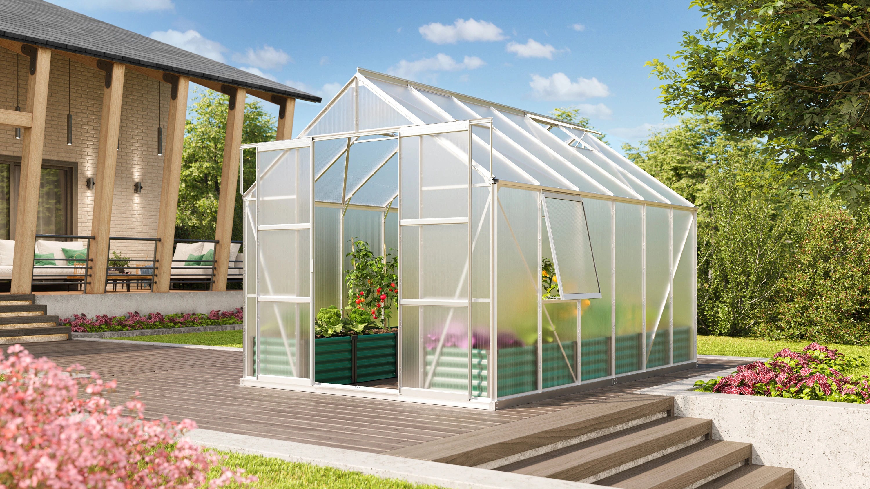 serre plaque polycarbonate