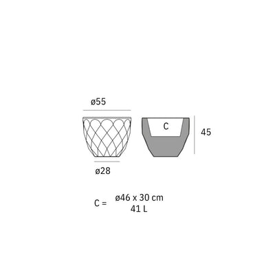 Bloempot - Vaso LED