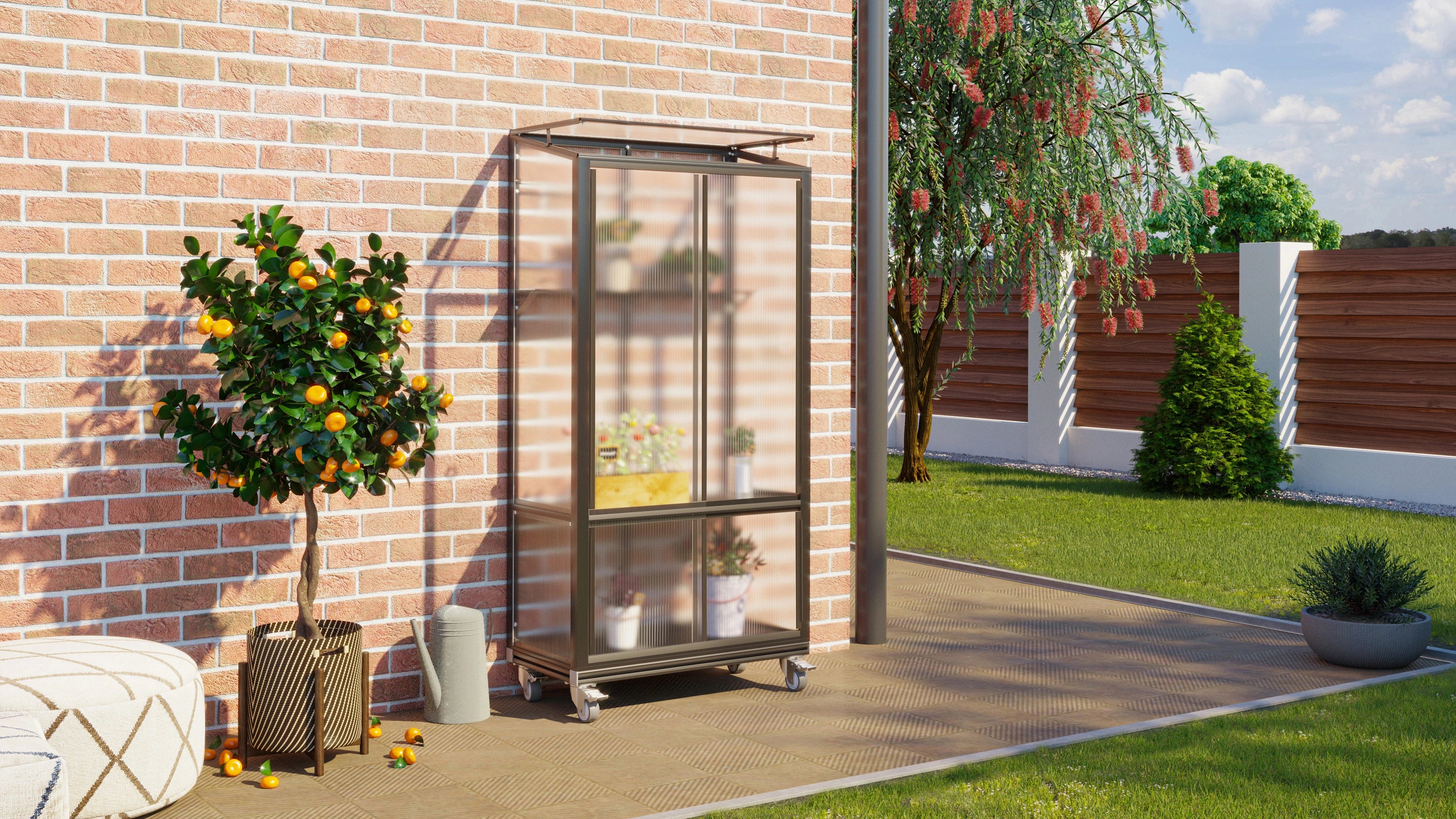 petite serre balcon deco