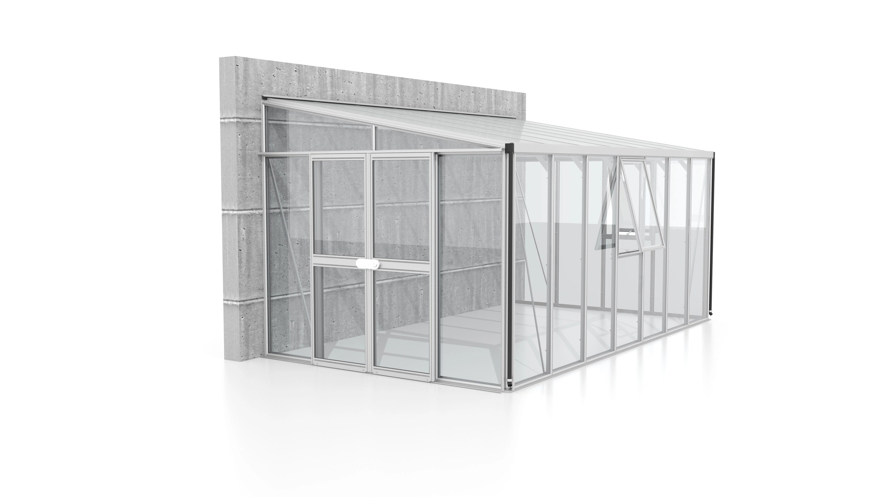 demi serre aluminium