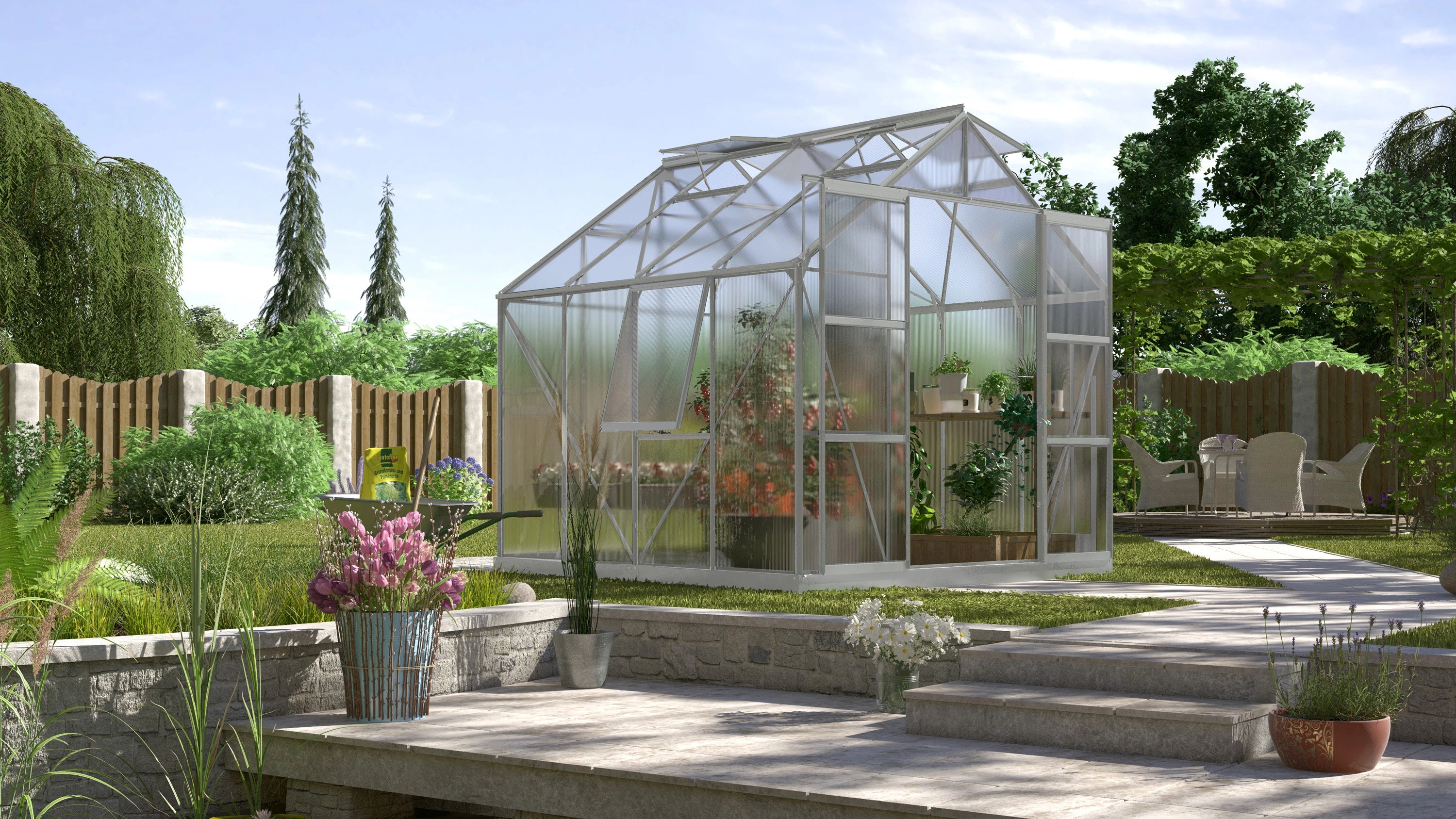 serre de jardin en polycarbonate belgique 