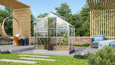 Serre en verre 2m² 