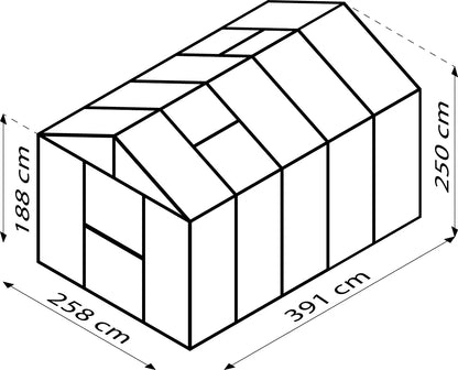 serre polycarbonate 16mm