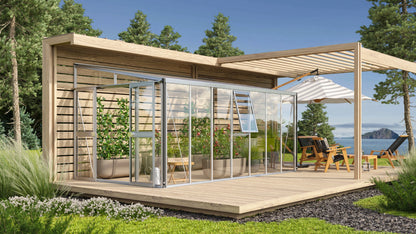 demi serre aluminium