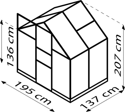 Serre - Apollon 2,5m²