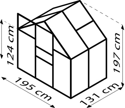 Serre - Comète 2,5m²