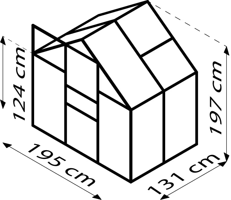 Serre - Comète 2,5m²