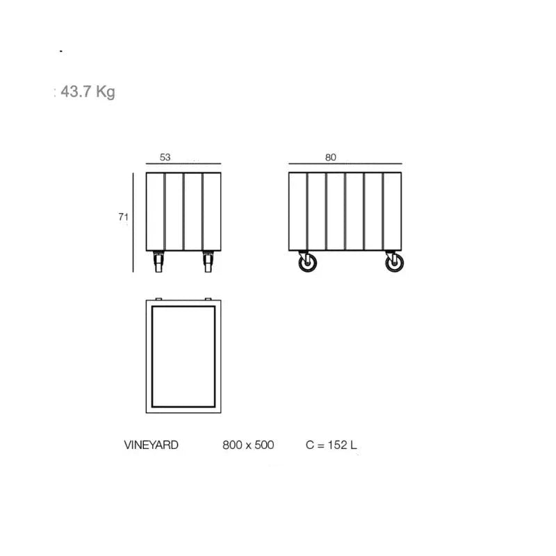 Plantebak - Vineyard