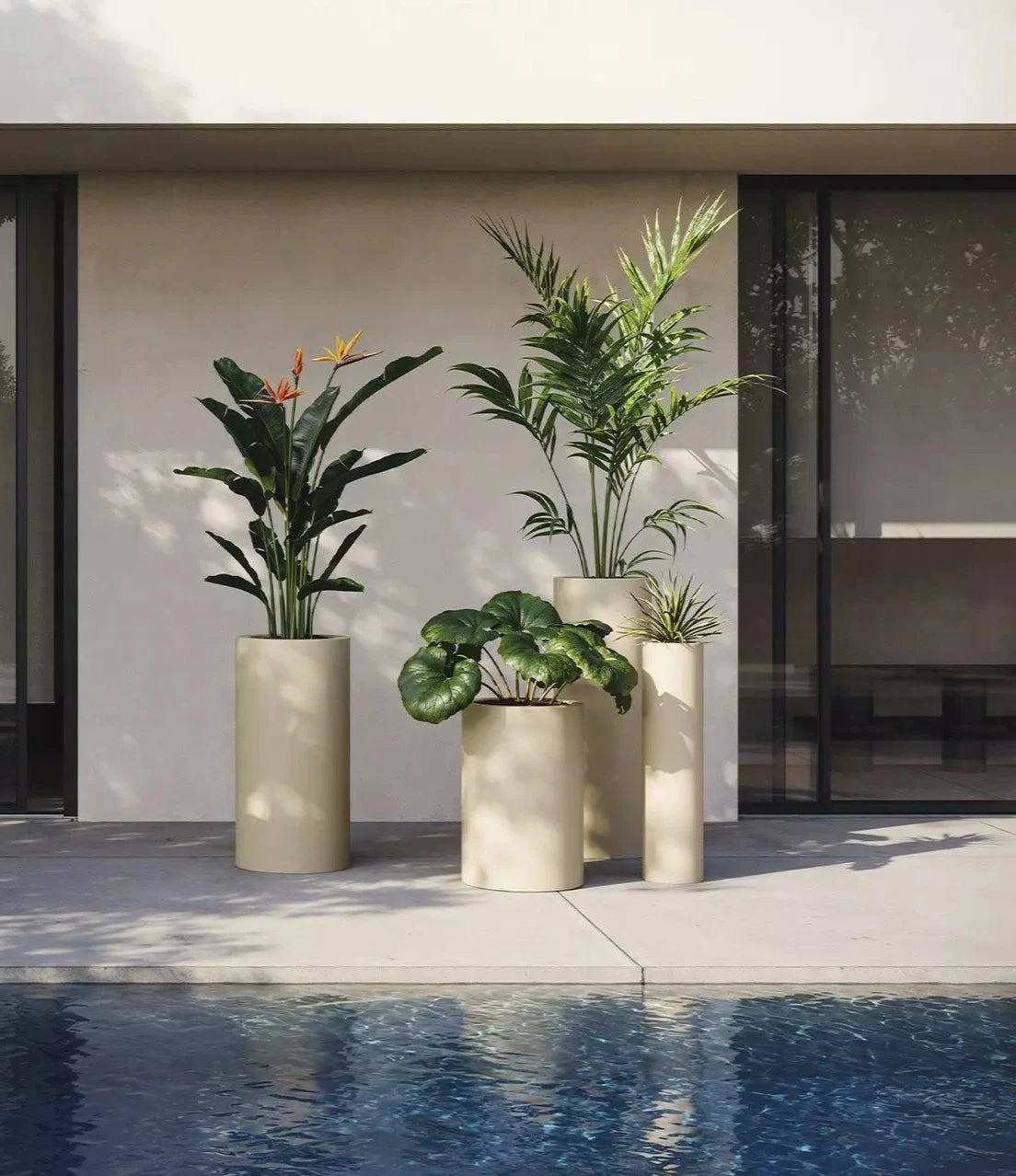 pot de fleurs rond grande taille