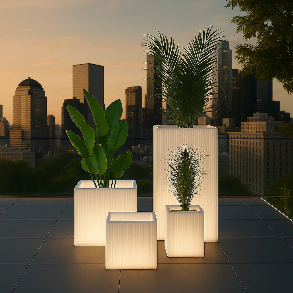 pot lumineux led 80 cm