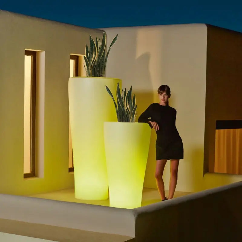 Pot fleur Lumineux LED RGBW