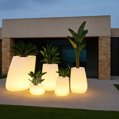 Bloempot - Stone LED