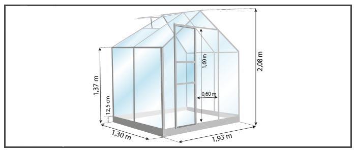 Serre - Allium 2,5m²