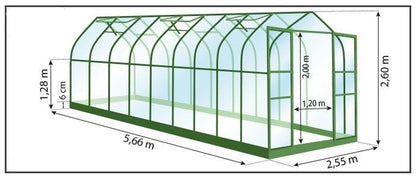 Serre - Aloé 14,4m²