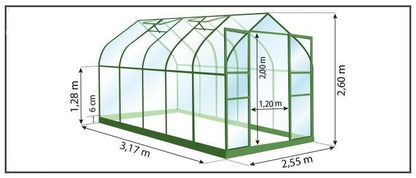 Serre - Aloé 8,10m²