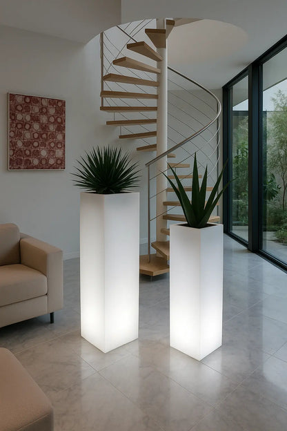 Bloempot - Cubo Alto -LED