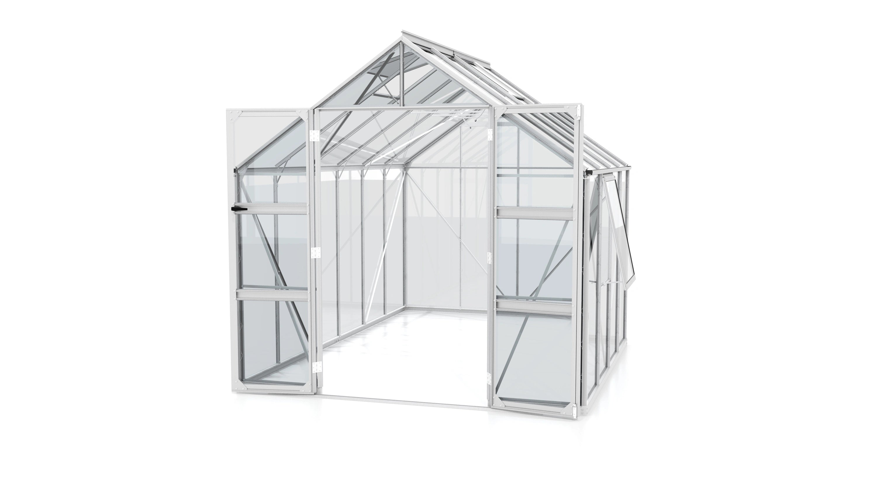 serre en fer et verre